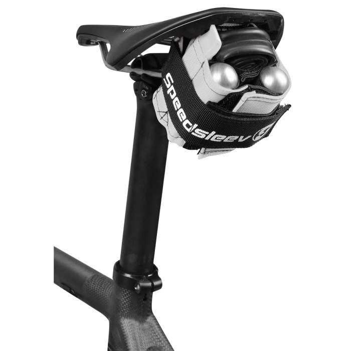 Speedsleev Ballistic Nylon Seatsleev Compression Saddle Pack White Small