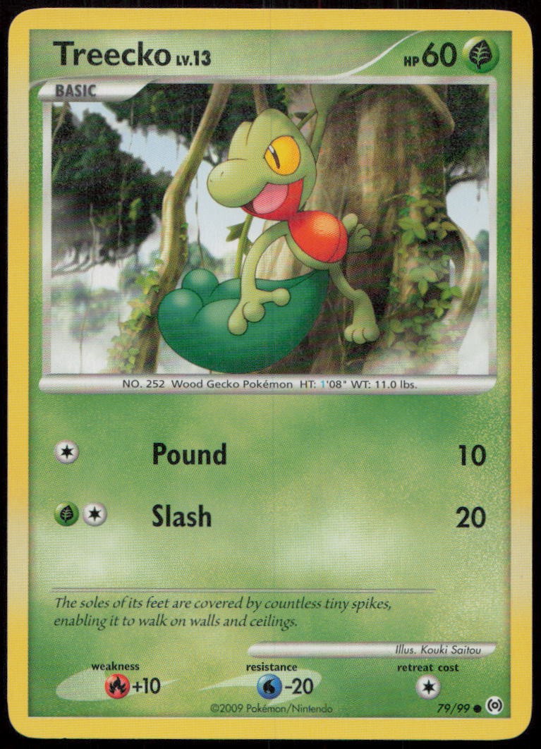 Treecko 79/99 LP Arceus Common Pokemon