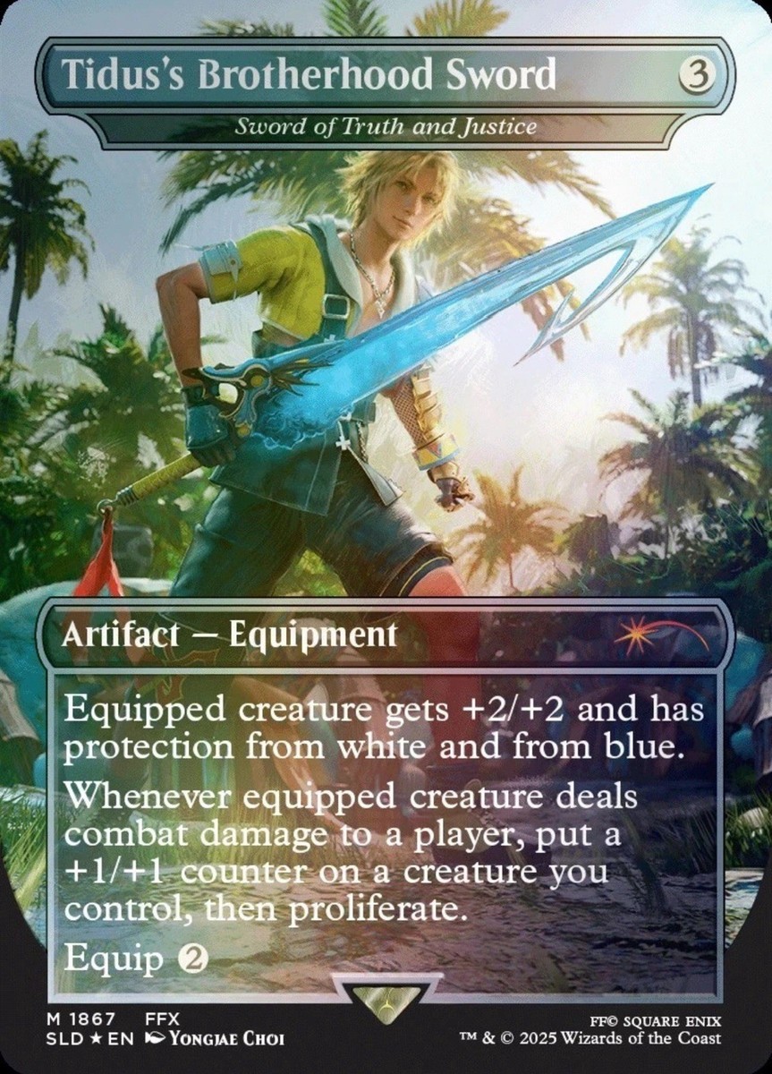 マジック:ザ・ギャザリング Secret Lair x FINAL FANTASY:Weapons Foil MTG Secret Lair x FINAL FANTASY: Weapons EN Foil Edition