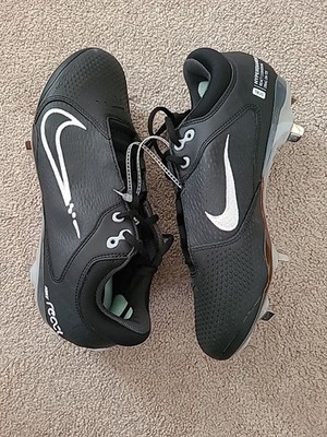 Nike Hyperdiamond 4 Elite Womens Metal Softball Cleats Size 9.5 Black CZ5917-010