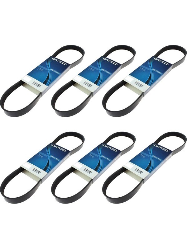 6 x Dayco W Profile Poly Rib Belt fits Toyota Hilux 4.0 GGN25 4WD