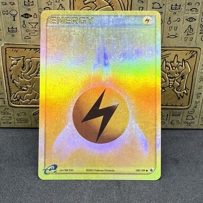 Pokemon TCG Electric Energy EX Ruby and Sapphire Reverse Holo 109/109 VLP