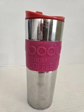 Bodum Insulated Stainless Steel French Press Travel Tumbler Coffee Tea FREE SHIP