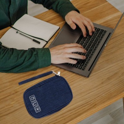 1 Stück Elektronikzubehör Tasche Kopfhörer Datum Kabel U Disk Organizer Tasche