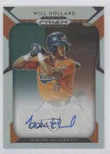 2019 Panini Prizm Draft Picks Auto Will Holland #52 Auto 0c6