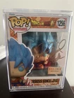 Funko PoDragon Ball SSGSS Goku (Kaio-Ken Times Twenty) Signed by Sean Schemmel