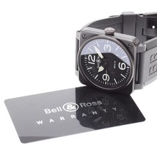 Bell Ross Aviation Military BR03-92-S 42mm SS Black Dial Date Watch C7812