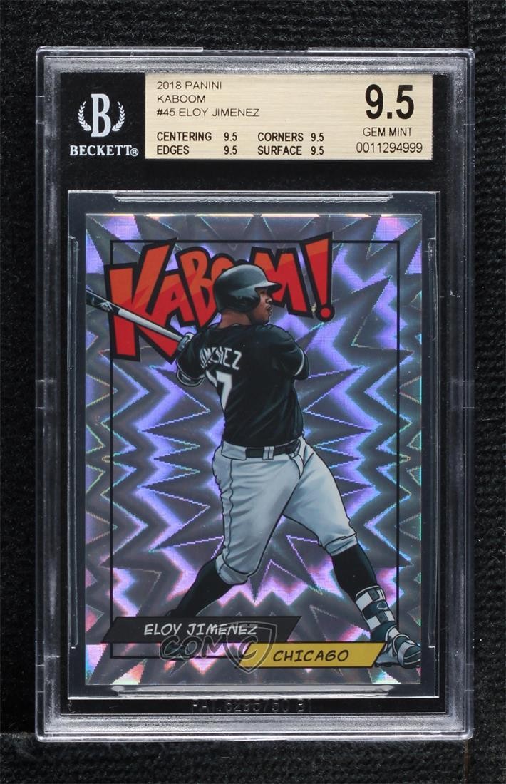 2018 Panini Rewards Kaboom! Eloy Jimenez #K-EJ BGS 9.5 GEM MINT 2t7