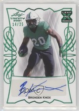 2021 Leaf Trinity Green Spectrum 14/25 Brenden Knox #BA-BK1 Auto qf8