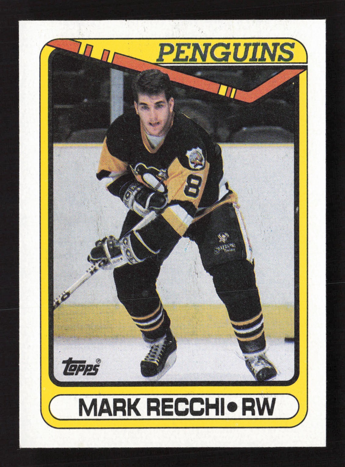 1990-91 Topps #280b Mark Recchi C05