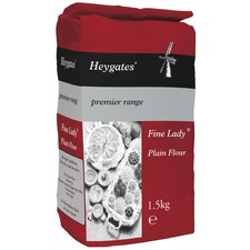 Heygates Fine Lady Plain Flour | 6x1.5kg | Free Delivery