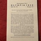 1932 Reemtsma “Olympia 1932” USA vs JAPAN FIELD HOCKEY Tobacco Card #179  EX — photo 3
