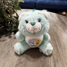 Care Bears Vintage 1983 Bedtime Bear 7 Inches Blue Plush Stuffed Animal