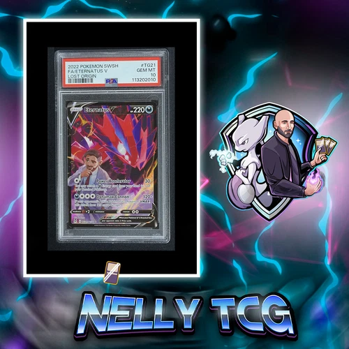 2022 Pokemon Eternatus V - Lost Origin - TG21/TG30 - PSA 10 Gem MT