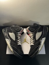 Size 11.5 - Air Jordan 5 Retro OG Black Metallic Reimagined - HF3975-001