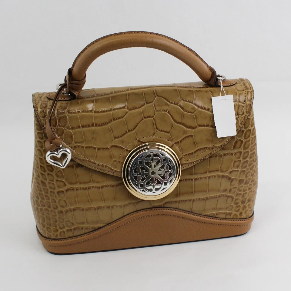 Brighton Ferrara Klara Sac Cabas Cuir Moyen Tan NWT & Boîte D'Origine - Photo 1/4