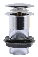 Nuie Chrome Push Button Basin Waste