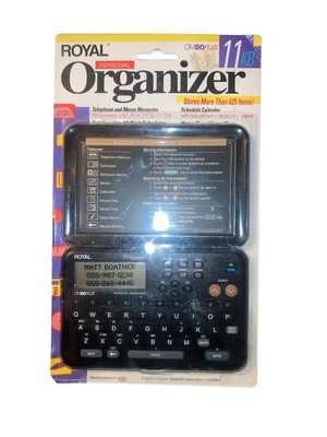 Royal Personal Organizer DM80 Plus Business & Personal Phone Organizer Sealed
