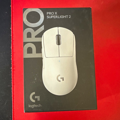Logitech PRO X SUPERLIGHT 2 Wireless Optical Gaming Mouse White 32000 DPI 5Btn