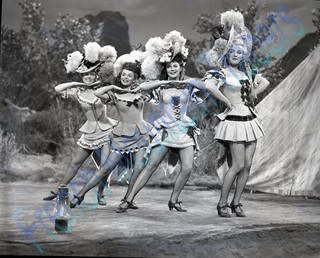 Marilyn Monroe Dancers Negative & Photo 4x5" Ticket to Tomahawk Original V6C2