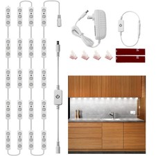 LPHUMEX Flexible Jewelry Showcase Lighting, 10FT Bright White 6000K Display C...