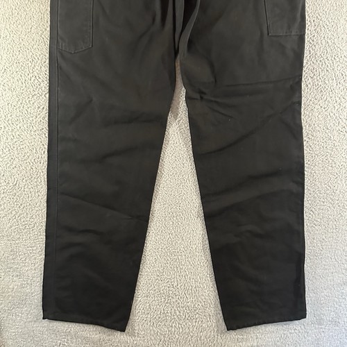 Carhartt Pants Mens 33x36 (Fits 32x36) Black Heavy Duck Canvas Carpenter B11 BLK - Picture 11 of 13