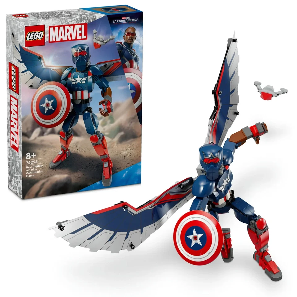 LEGO Marvel New Captain America Construction Figure 76296
