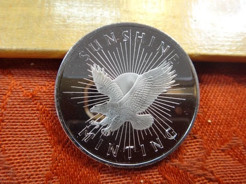 Sunshine Minting Eagle One Half 1/2 Oz .999 Silver Bullion Round A - No Reserve