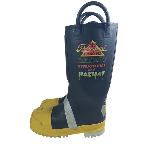 Thorogood Hellfire Structural Hazmat Feuerwehrmann Sicherheitsstiefel Herren Größe 5 Medium Stahlkappe