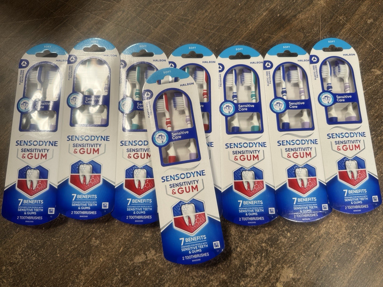 (Lot Of 8) Sensodyne Sensitive Care Soft Toothbrush - Total 16