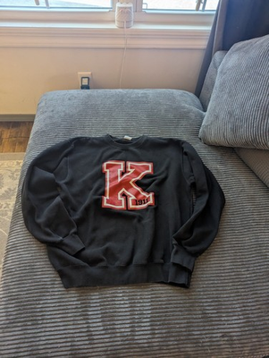 #ad #ad Vintage Kalamazoo College Sweatshirt Men’s Size XL Large Logo $29.99