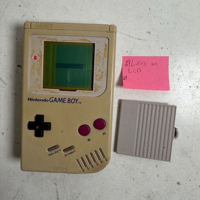 Nintendo Game Boy DMG-01 Beige Classic Wireless Portable Game Console - READ