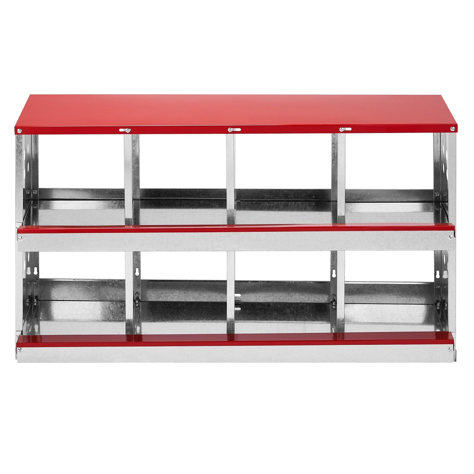 8 Compartments Chicken Nesting Box for Laying Eggs Roll Away Chicken Laying Hens