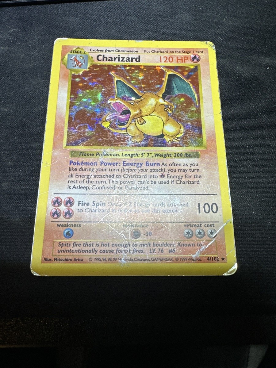 ポケモンCharizard1999リザードンシャドウレス 旧裏#4/102 Charizard 4/102 Base Set (Shadowless) Holo DMG Damaged | eBay