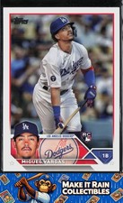 Miguel Vargas 2023 Topps Series One #163 Los Angeles Dodgers Rookie RC