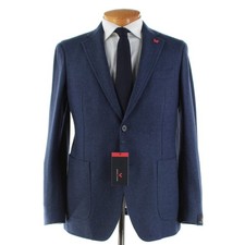 Cardinal of Canada NWT Cashmere Sport Coat Size 40R US In Blue Melange