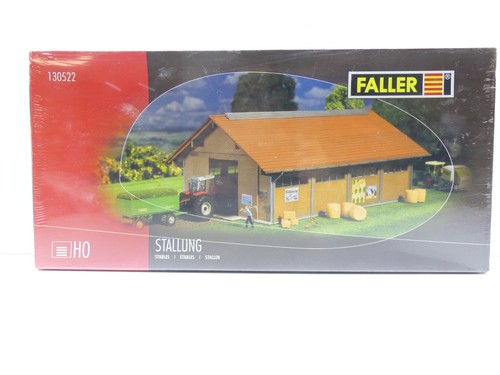 Faller H0 130522 kit establo, sin construir, NUEVO en EMBALAJE ORIGINAL #69943 | Condition: Gebraucht