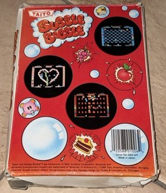 Bubble Bobble on Nintendo NES with box (damaged) no manual