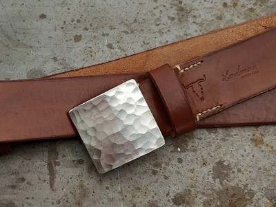 Gürtelschnalle aus  925 Sterling Silber f. 40/45mm RiemenHandarbeit