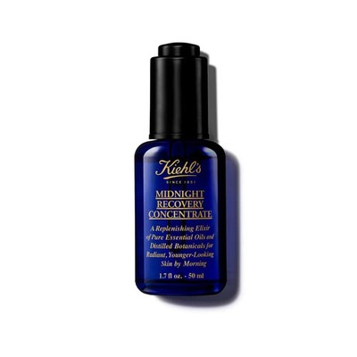 Kiehl's Midnight Recovery Concentrate Moisturising Face Oil, Restores Skin
