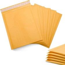 A4 Gold Padded Envelopes 220x340mm Peel & Seal Bubble Mailers 10 Pack