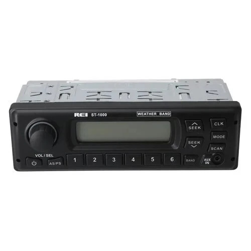REI Radio ST-1000 AM/FM/WB/AUX Stereo Radio w/ISO Connector | eBay