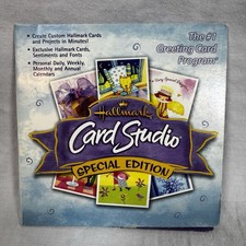 Hallmark Card Studio Special Edition CD-ROM Sierra Home Windows 98 ME 2000 XP