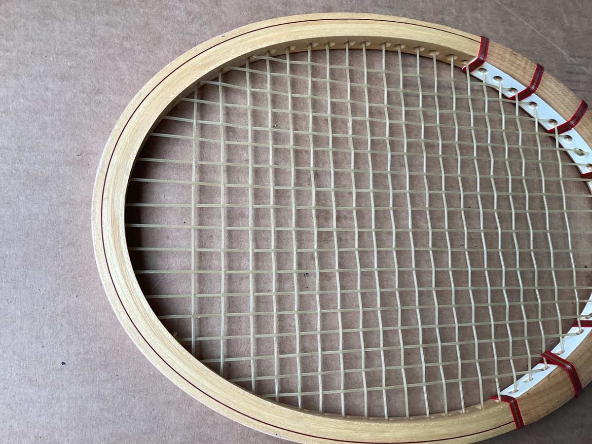 La Raquette De Tennis Wilson En Bois Autographe Jack Kramer, Vintage