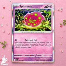 Spiritomb Holo 35/84 Pitch Black Rare Pokemon TCG Card Ungraded NM Art danciao