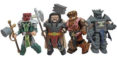 Diamond Select Toys Marvel Minimates: Fear Itself: The Worthy Mini-Figures Box S