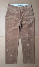 Vintage Polo Ralph Lauren Men  s 32x30 Embroidered Golf Bag Courdoroy Pants Brown
