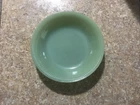 Vintage Jadeite Fire King Jane Ray Oven Ware Bowl 7 1/2" Soup 1951 Shallow Ribb