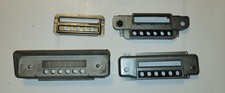 Lot Of 4 Original Car Radio Frontsparts For Antique Radios Lot Of 4 Original Car Radio Frontsparts For Antique Radios