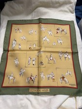 HERMES Carre 45 Silk Scarf Voyage au Niger 42cm Gavroche Mint gift